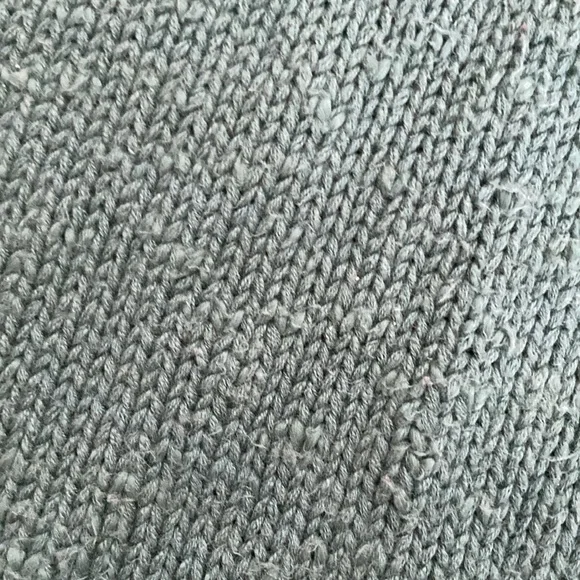 LL Bean green funnel roll neck cotton ragg pullover sweater - Picture 2 of 7